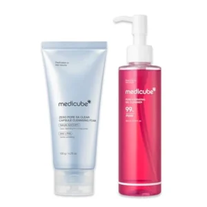 SET LIMPIADOR MEDICUBE ZERO PORE CAPSULE & PDRN 2 PZS
