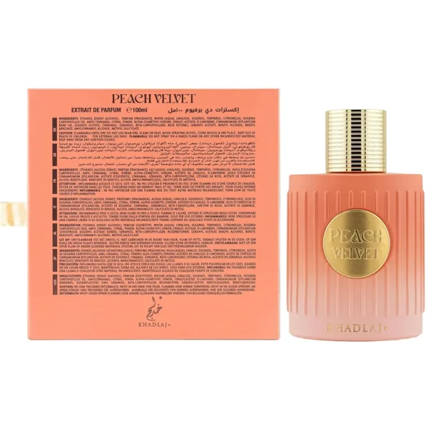b0fr4n2j7l_2_webp.webp PERFUME KHADLAJ PEACH VELVET EDP MUJER 3.4 OZ / 100 ML