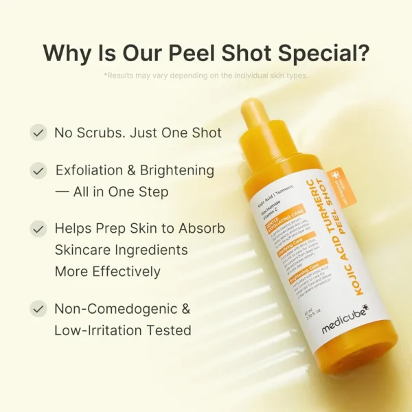 PEELING MEDICUBE ACIDO KOJICO Y CURCUMA 2.70 OZ / 80 ML