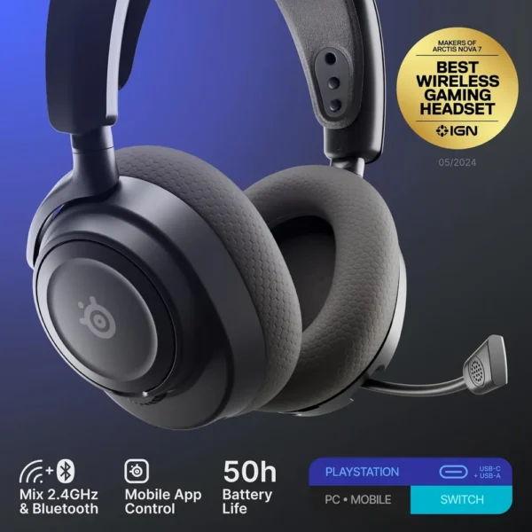 AUDÍFONOS INALÁMBRICOS ARCTIS NOVA 7P GEN 2 STEELSERIES