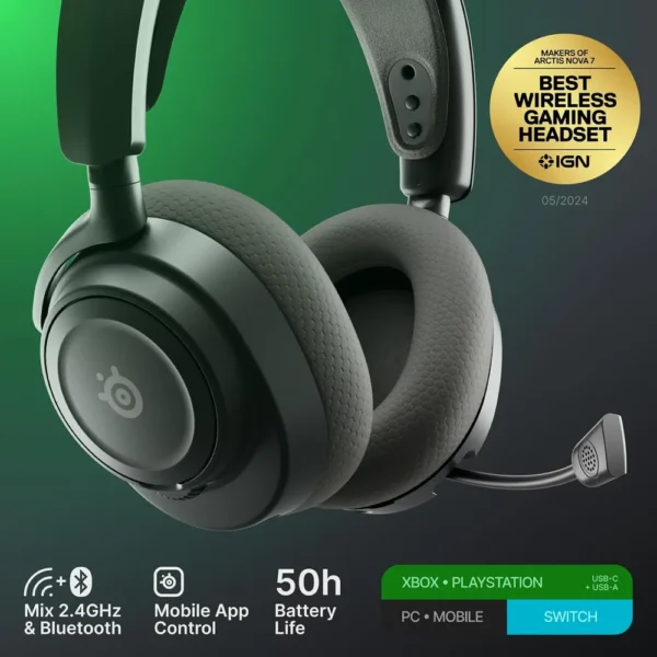 AUDÍFONOS INALÁMBRICOS ARCTIS NOVA 7X GEN 2 STEELSERIES