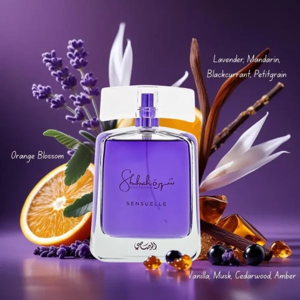 PERFUME RASASI SHUHRAH SENSUELLE EDP MUJER 3.0 OZ / 90 ML