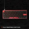(REACONDICIONADO) TECLADO ALÁMBRICO MECÁNICO APEX 9 MINI FAZE CLAN EDITION STEELSERIES | ROJO