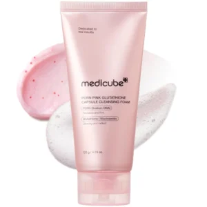 LIMPIADOR FACIAL MEDICUBE PDRN CAPSULAS DE GLUTATION ROSA 4.23 OZ / 120 G