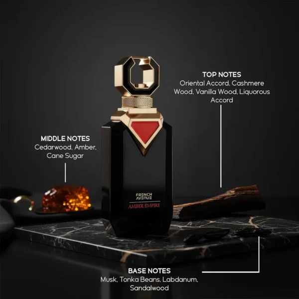 PERFUME FRENCH AVENUE AMBER EMPIRE EDP UNISEX 3.4 OZ / 100 ML