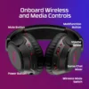 AUDÍFONOS INALÁMBRICOS HYPERX CLOUDX FLIGHT 2 | NEGRO