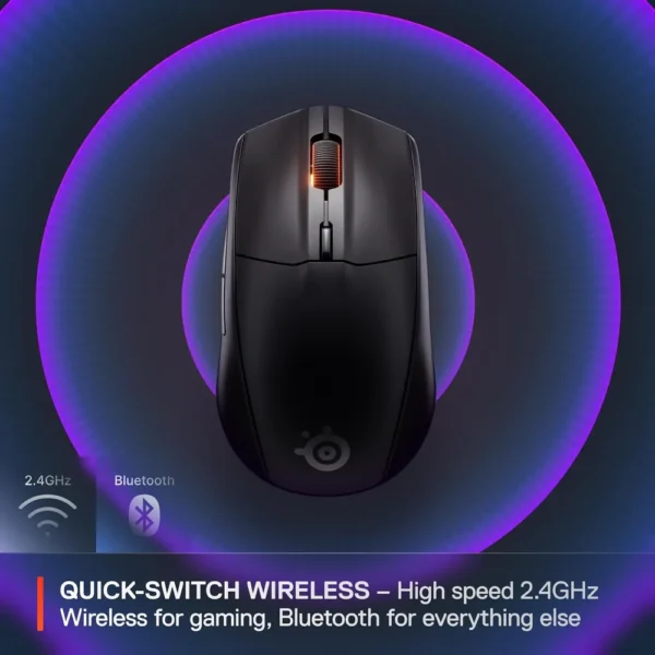 (REACONDICIONADO) MOUSE INALÁMBRICO RIVAL 3 GEN 2 STEELSERIES | NEGRO
