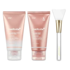 SET MASCARILLAS DE COLAGENO MEDICUBE DIA Y NOCHE 3 PZS