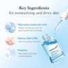 SET HIDRATANTE POTENCIADOR ACIDO HIALURONICO MEDICUBE 2 PZS