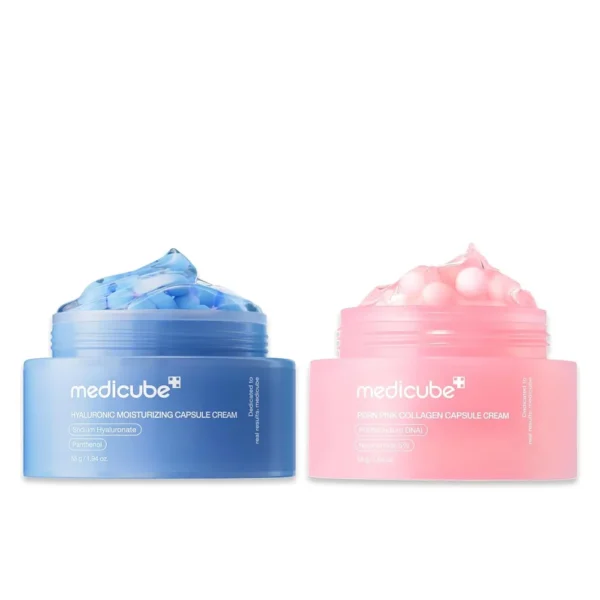 SET CAPSULAS HIDRATANTES Y LUMINOSAS MEDICUBE 2 PZS
