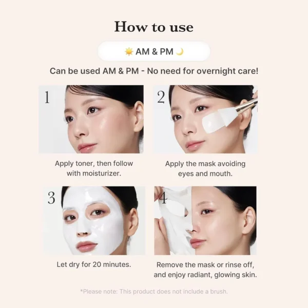 SET MASCARILLA FACIAL DE COLAGENO MEDICUBE GLASEADO Y BROCHA JELLY 2 PZS