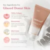 SET MASCARILLA FACIAL DE COLAGENO MEDICUBE GLASEADO Y BROCHA JELLY 2 PZS