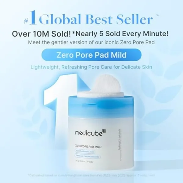 SET LIMPIADOR Y EXFOLIANTE MEDICUBE ZERO PORE 2 PZS