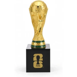TROFEO 3D FIFA WORLD CUP 2026 BASE ACRILICA 15 CM