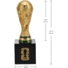 TROFEO 3D FIFA WORLD CUP 2026 BASE ACRILICA 15 CM