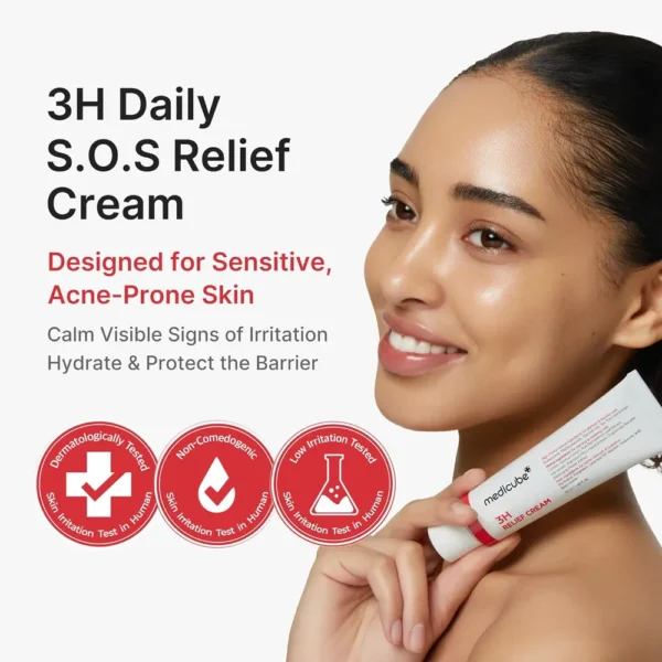 CREMA DE ALIVIO DIARIO MEDICUBE 3H - 1.7 OZ / 50 ML