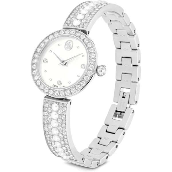 SWAROVSKI RELOJ MATRIX PEARL BANGLE PARA MUJER | WHITE
