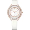 SWAROVSKI RELOJ CRYSTALLINE AURA PARA MUJER | WHITE, ROSE GOLD-TONE FINISH