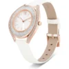 SWAROVSKI RELOJ CRYSTALLINE AURA PARA MUJER | WHITE, ROSE GOLD-TONE FINISH