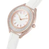 SWAROVSKI RELOJ CRYSTALLINE AURA PARA MUJER | WHITE, ROSE GOLD-TONE FINISH