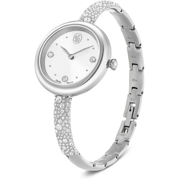 SWAROVSKI RELOJ SUBLIMA BANGLE PARA MUJER | SILVER TONE