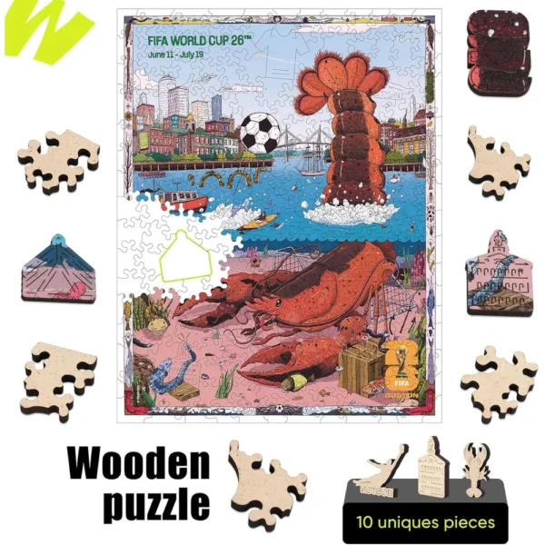 ROMPECABEZAS FIFA WORLD CUP 2026 BOSTON 200 PCS