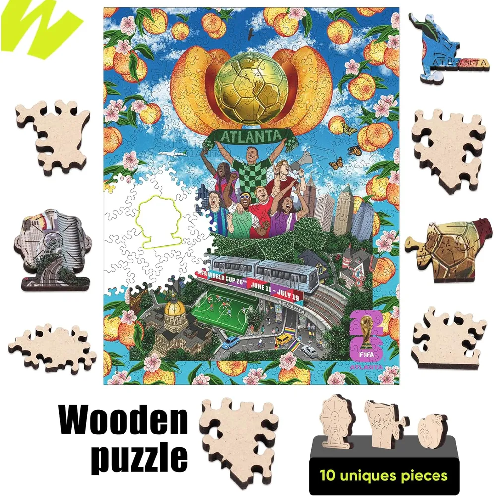 ROMPECABEZAS FIFA WORLD CUP 2026 ATLANTA 200 PCS - Imagen 5