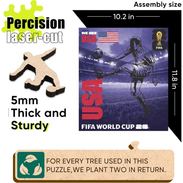 ROMPECABEZAS TROFEOS FIFA 2026 WA USA 200 PCS