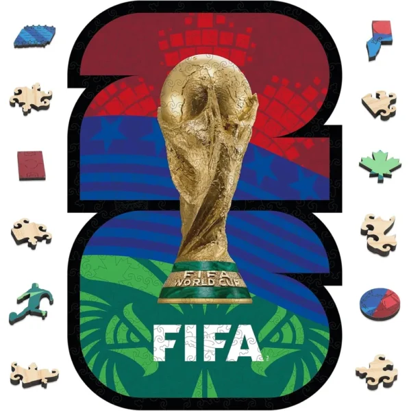 ROMPECABEZAS LOGO PAISES ANFITRIONES FIFA 2026 300 PCS