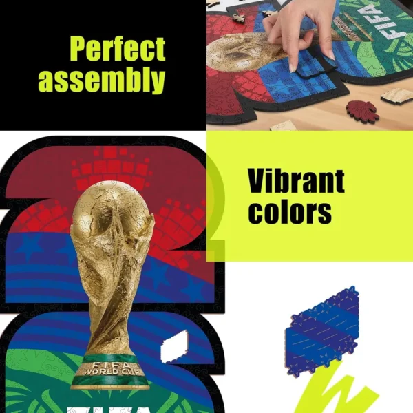 ROMPECABEZAS LOGO PAISES ANFITRIONES FIFA 2026 300 PCS