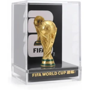 TROFEO 3D FIFA WORLD CUP 2026 VITRINA ACRILICA 3"