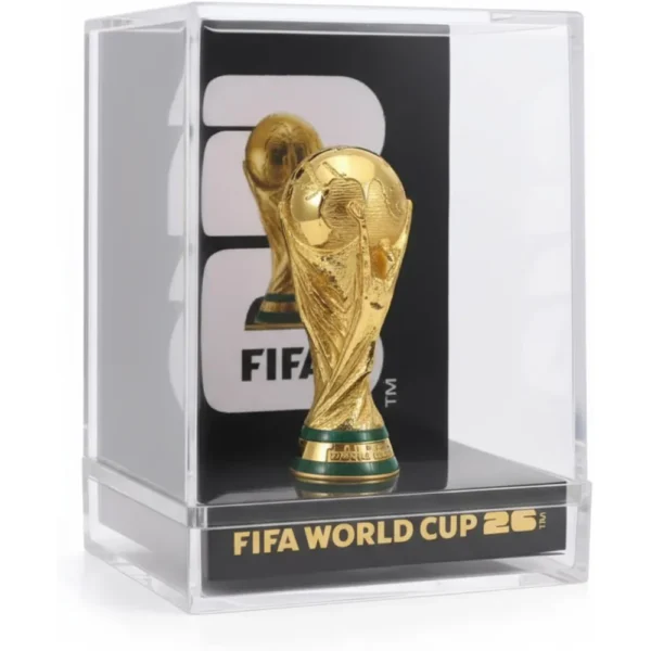 TROFEO 3D FIFA WORLD CUP 2026 VITRINA ACRILICA 3"