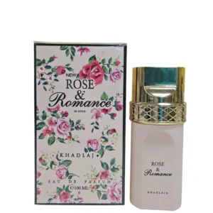 PERFUME KHADLAJ ROSE & ROMANCE IN GOLD MUJER EDP 3.4 OZ / 100 ML