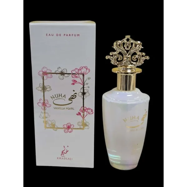 PERFUME KHADLAJ NUHA VANILLA PEARL EDP MUJER 2.87 OZ / 85 ML