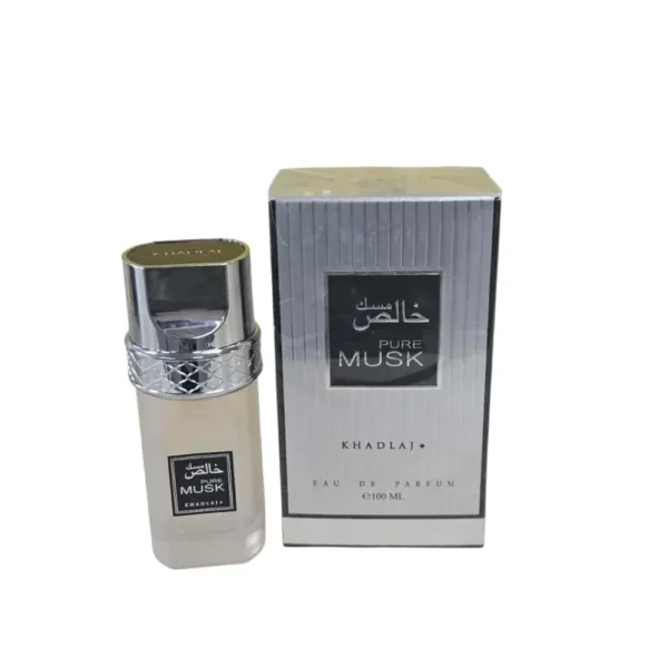PERFUME KHADLAJ PURE MUSK CHROME UNISEX EDP 3.4 OZ / 100 ML