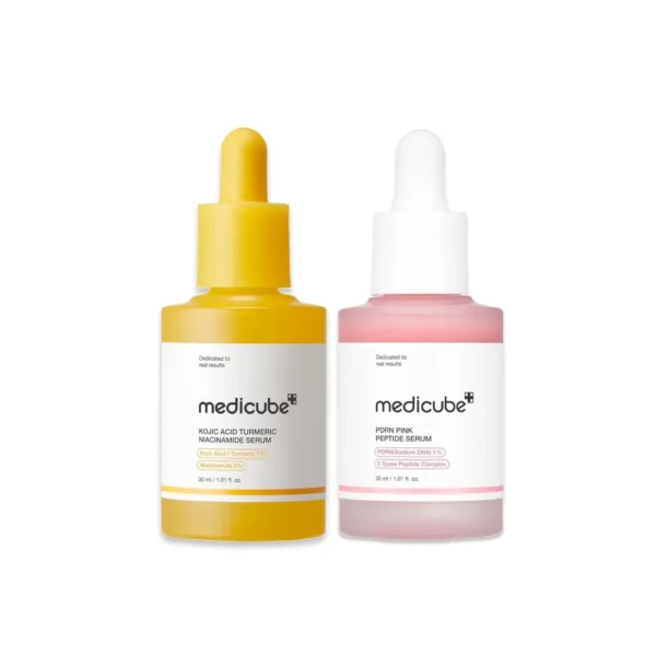 SET SERUMS VIRALES MEDICUBE PIEL CLARA Y TERSA 2 PZS