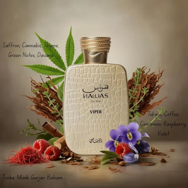 PERFUME RASASI HAWAS VIPER EDP HOMBRE 3.4 OZ / 100 ML