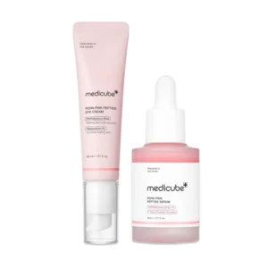 SET SERUM PEPTIDOS MEDICUBE PDRN ROSTRO Y OJOS 2 PZS