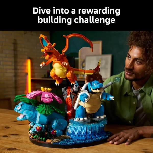 LEGO POKÉMON VENUSAUR CHARIZARD Y BLASTOISE 72153