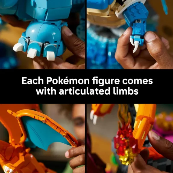 LEGO POKÉMON VENUSAUR CHARIZARD Y BLASTOISE 72153