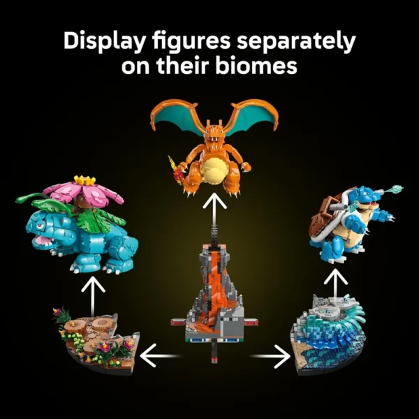 LEGO POKÉMON VENUSAUR CHARIZARD Y BLASTOISE 72153