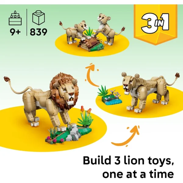 LEGO CREATOR LEÓN MAJESTUOSO 31386