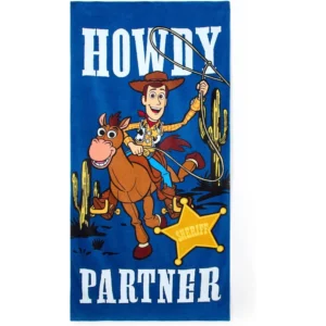 TOALLA DE PLAYA WOODY Y BULLSEYE TOY STORY DISNEY STORE