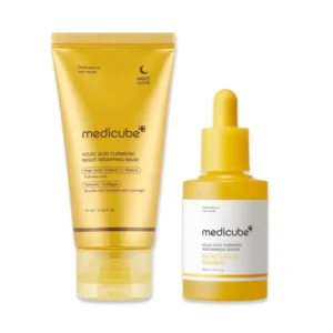 SET MEDICUBE CUIDADO Y NUTRICION NOCTURNA ACIDO KOJICO 2 PZS