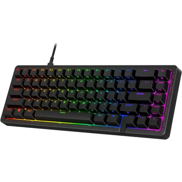 TECLADO ALÁMBRICO HYPERX ORIGINS 2 65 HOT SWAP | NEGRO