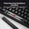 TECLADO ALÁMBRICO HYPERX ORIGINS 2 65 HOT SWAP | NEGRO