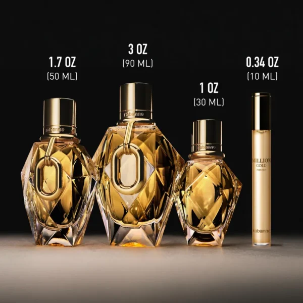 PERFUME RABANNE MILLION GOLD EDP MUJER 0.34 OZ / 10 ML