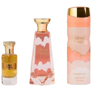 SET KHADLAJ CLOUD CANDY EXTRAIT DE PARFUM UNISEX 3 PIEZAS
