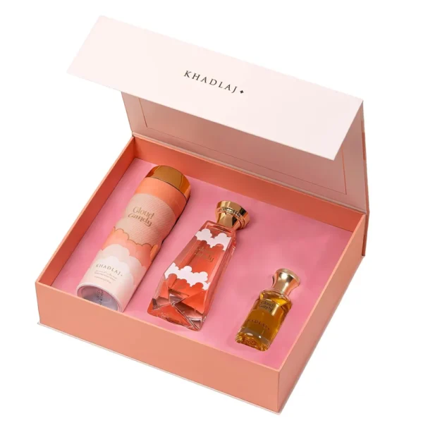 SET KHADLAJ CLOUD CANDY EXTRAIT DE PARFUM UNISEX 3 PIEZAS