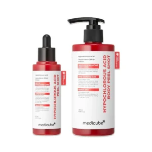 SET PEELING ACIDO HIPOCLOROSO MEDICUBE ROSTRO Y CUERPO 2 PZS